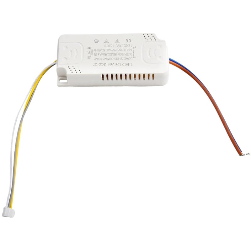 LED Driver 3 Color Adapter AC165 265V Non Isolating Transformer 36 50W X2 - Image 1